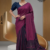 Navy blue Handloom Cotton Saree BC1971