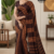 Brown  Handloom Cotton Saree BC1984