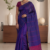 Purple Handloom Cotton Saree BC2227