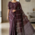 Deep Wine Burgundy Handloom Cotton Saree BC2251