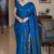 Royal Blue Handloom Cotton Saree BC2297