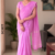 Pink  Handloom Cotton Saree DC3577