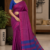 Magenta Handloom Cotton Saree DC3583