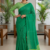 Green Handloom Cotton Saree DC3587