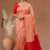 Light Coral Handloom Cotton Saree DC3606