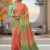 multi colour Handloom Cotton Saree DC3610