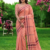 Peach  Handloom Cotton Saree DC3643
