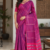 Purple Handloom Cotton Saree DC3649