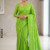 Lime Green  Handloom Cotton Saree DC3653