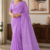 Lavender Purple Handloom Cotton Saree DC3683
