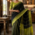 Black  Handloom Cotton Saree DC3700