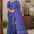 Royal Purple and Green Handloom Cotton Saree DC3706