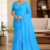Light Blue Handloom Cotton Saree DC3710