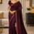 Marron  Handloom Cotton Saree DC3722
