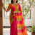 Colourful  Handloom Cotton Saree DC3724
