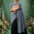 Gray With Black Handloom Cotton Saree DC3730