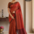 Brown Tone Handloom Cotton Saree DC3735