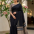 Black Handloom Cotton Saree DC3751