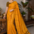 Mustard Yellow  Handloom Cotton Saree DC3550