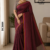 Deep Maroon  Handloom Cotton Saree DC3604