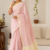 Baby Pink Handloom Cotton Saree DC3713