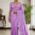 Lavender Handloom Silk Saree JS3621