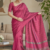 Magenta Pink Handloom Silk Saree JS3669