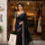 Black  Handloom Silk Saree JS3734