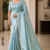 Pastel Mint Green Handloom Silk Saree JS3744