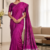 Deep Magenta Handloom Silk Saree JS3758