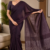 Deep Plum Handloom Silk Saree JS3759