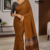 brown Tone  Handloom Silk Saree JS3764