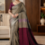 Muted Taupe-Grey Handloom Silk Saree JS3790