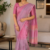 Pink And Muted Lavender Handloom Silk Saree JS3867
