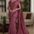 Dusty Rose  Handloom Silk Saree JS3892