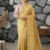 Mustard Yellow Handloom Silk Saree JS3899