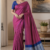 Deep Magenta Handloom Silk Saree JS3911