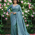 Teal Green Handloom Silk Saree JS3923
