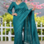 Sea-Green  Handloom Silk Saree JS3950