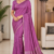 Onion pink  Handloom Silk Saree JS3952