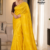 Golden Yellow Handloom Silk Saree JS3964