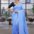 Sky Blue Handloom Silk Saree JS3981