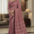 Dusty Rose Handloom Silk Saree JS4372