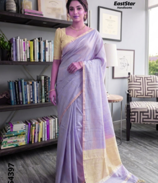 Lavender Handloom Silk Saree JS4397 Lavender Handloom Silk Saree JS4397