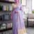 Lavender Handloom Silk Saree JS4397
