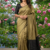 Antique Gold Handloom Silk Saree JS4409