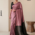 Dusty Rose Handloom Silk Saree JS4412