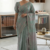 Pastel Sage Green Base  Handloom Silk Saree JS4437