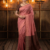Rose Pink Handloom Silk Saree JS4453