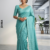 Sea-Green Handloom Silk Saree JS4464